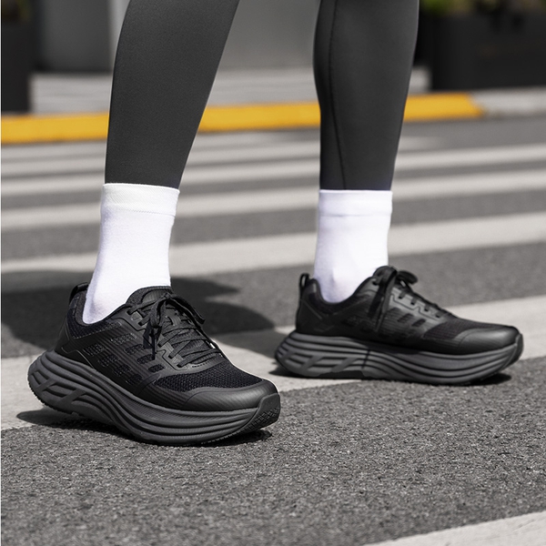 [ActiveFloat] Women's Comfortable Athletic Sneakers - ALL BLACK - 6